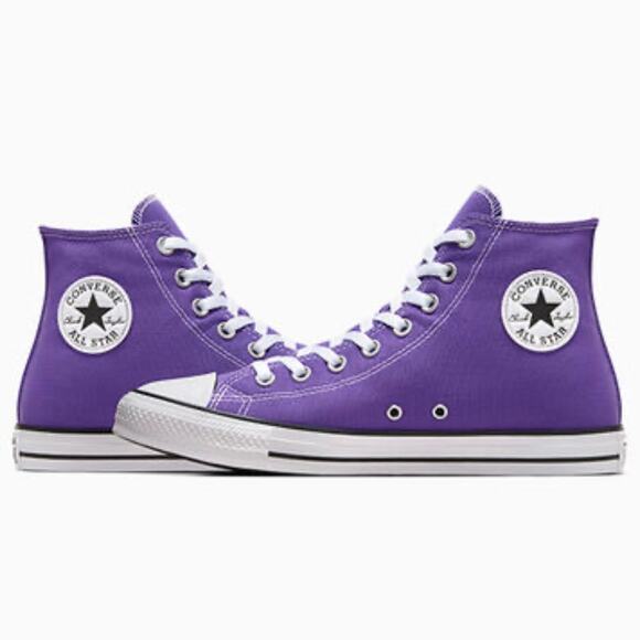 CONVERSE CHUCK TAYLOR ALLSTAR HI MEN'S 6 WOMEN'S 8 PURPLE - Picture 3 of 8